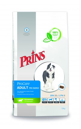 Croquettes sans céréales chien Prins ProCare Adult Pro Energy