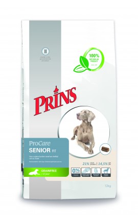 Croquettes sans céréales chien senior Prins ProCare Senior Fit