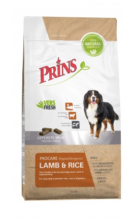 Croquettes hypoallergéniques pour chien Prins ProCare Lamb & Rice